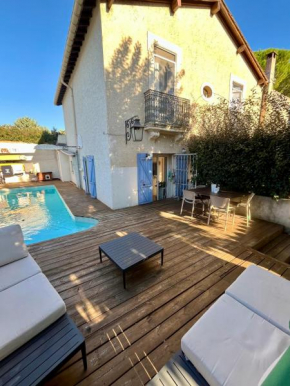 Villa Jardin piscine proche Centre-ville 10 mn des plages